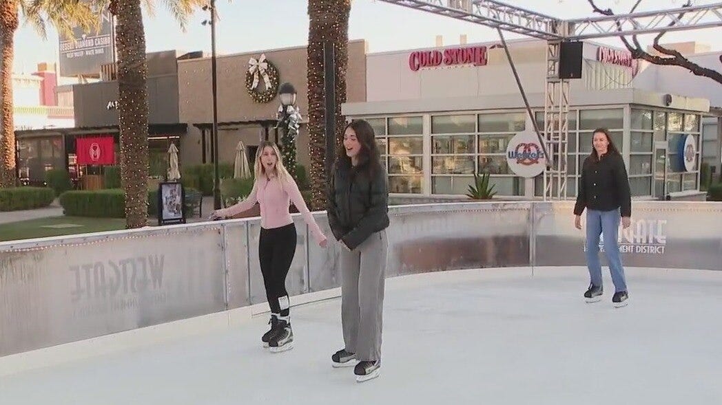 Glendale's outdoor ice rink, Skate Westgate, returns