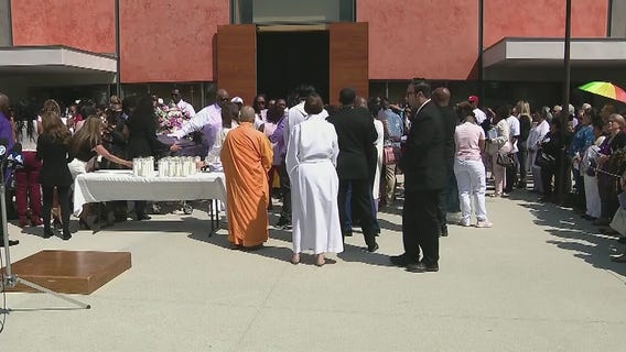 Funeral service for Trinity Love Jones in Hacienda Heights