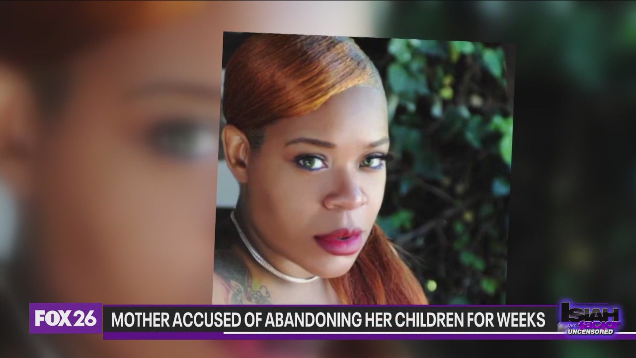 Mother accused of abandoning her children for weeks