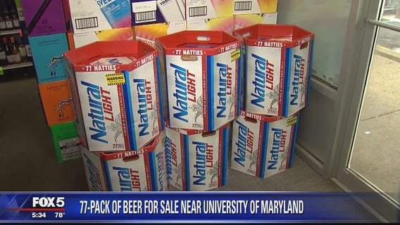 Limited edition 77-pack of Natural Light flying off store shelves in College Park