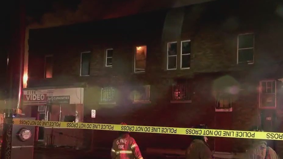 Fire at home on University Ave. in St. Paul