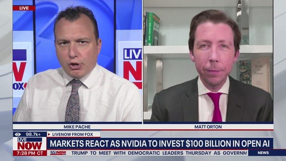 Stocks hit record highs as Nvidia to invest $100B in OpenAI