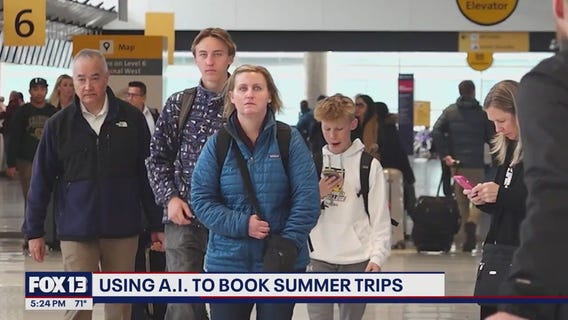 Using artificial intelligence to book your summer travel