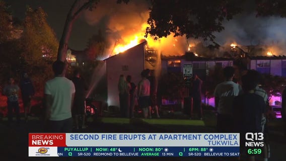 Two fires at one Tukwila apartment complex