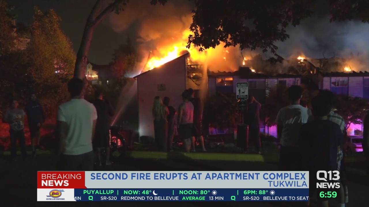 Two fires at one Tukwila apartment complex
