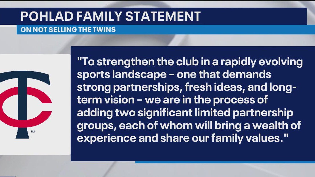 Pohlad family walks back decision to sell Minnesota Twins