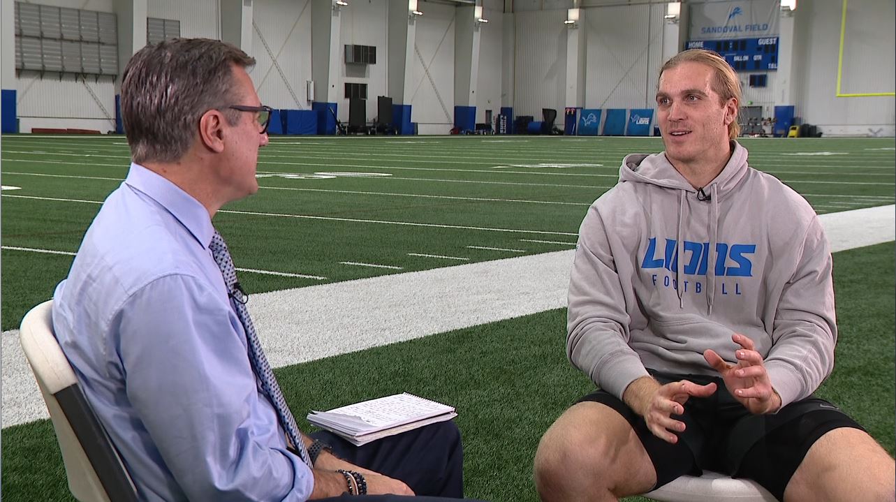 WATCH - Dan Miller sits down with Lions linebacker Alex Anzalone