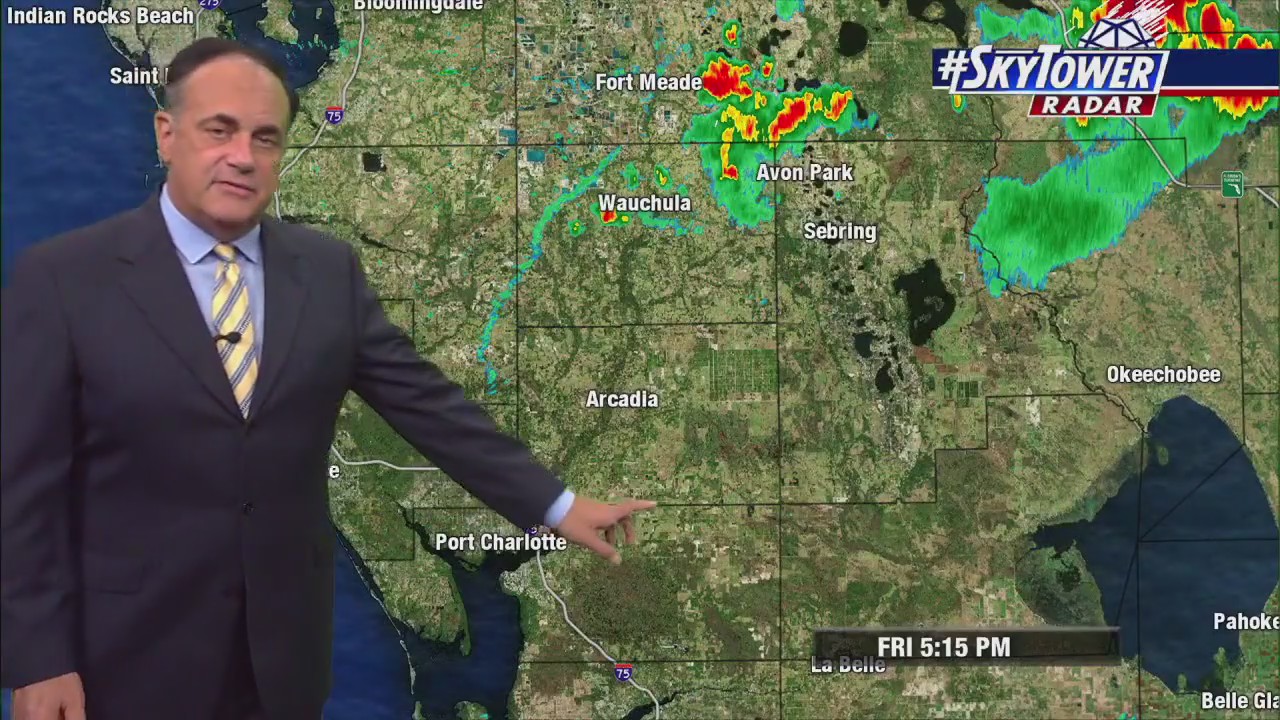 Friday evening forecast