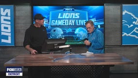 Lions coach Dan Campbell breaks down film on the Dallas Cowboys