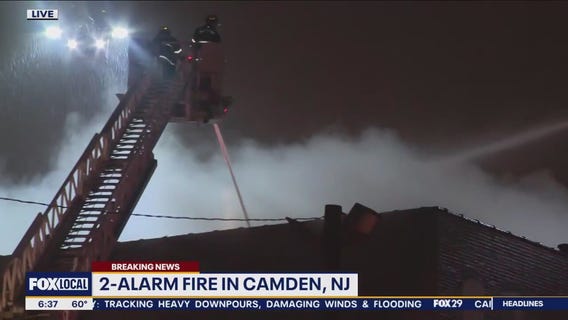 2-alarm fire at vacant building in Camden