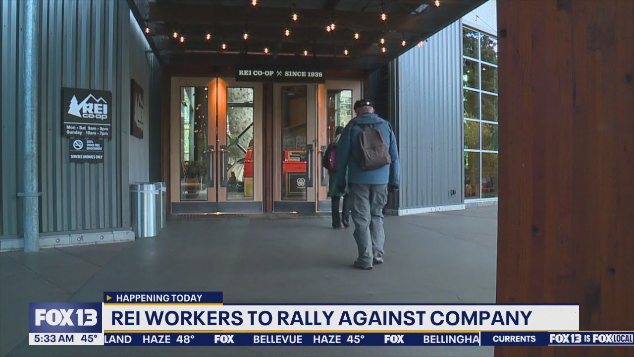 REI workers to rally against company