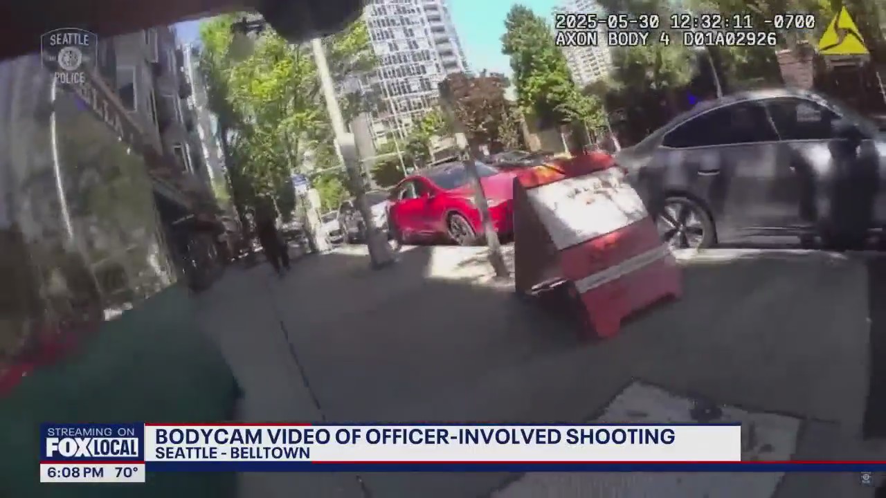 Seattle police release bodycam of Belltown officer-involved shooting