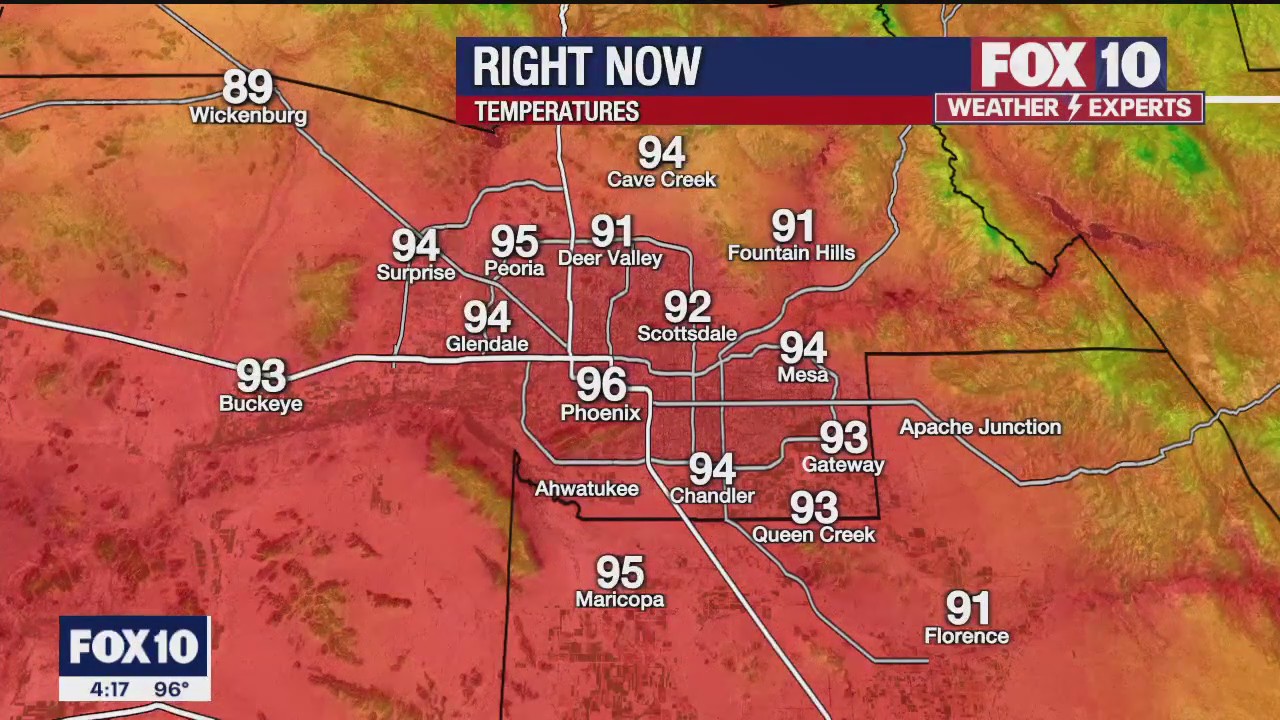4 p.m. Weather Forecast - 6/9/23