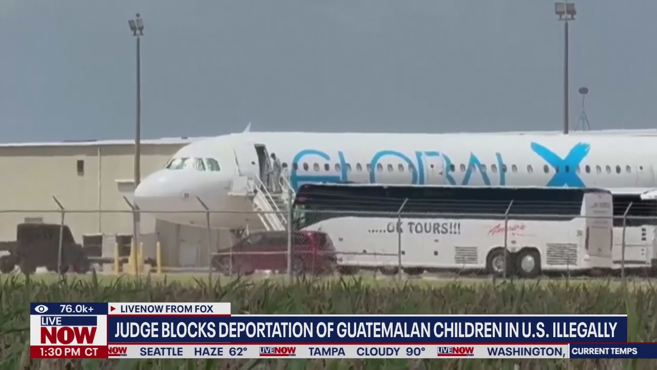 Judge halts flights deporting Guatemalan migrant children