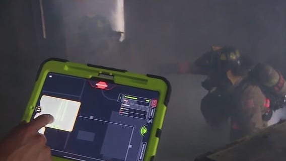 Firefighters test augmented reality helmets