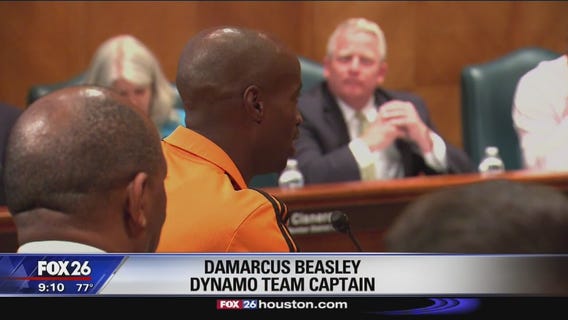 Houston Dynamo welcomed to city hall for U.S. Open Cup win