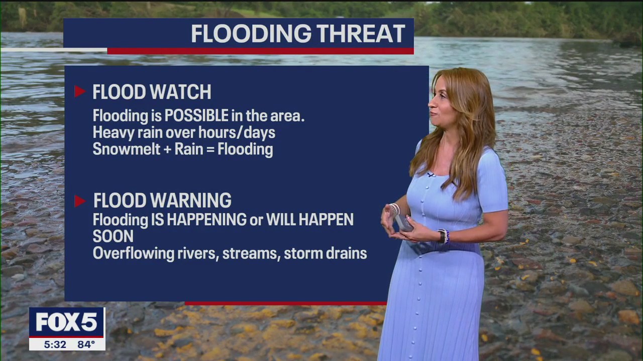 Flood watch versus flood warning: What's the difference?