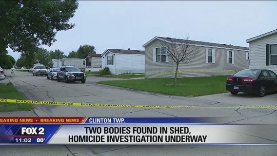 Two bodies found in trash bags behind Clinton Twp mobile home