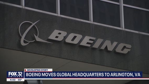Boeing moves global headquarters from Chicago to Virginia