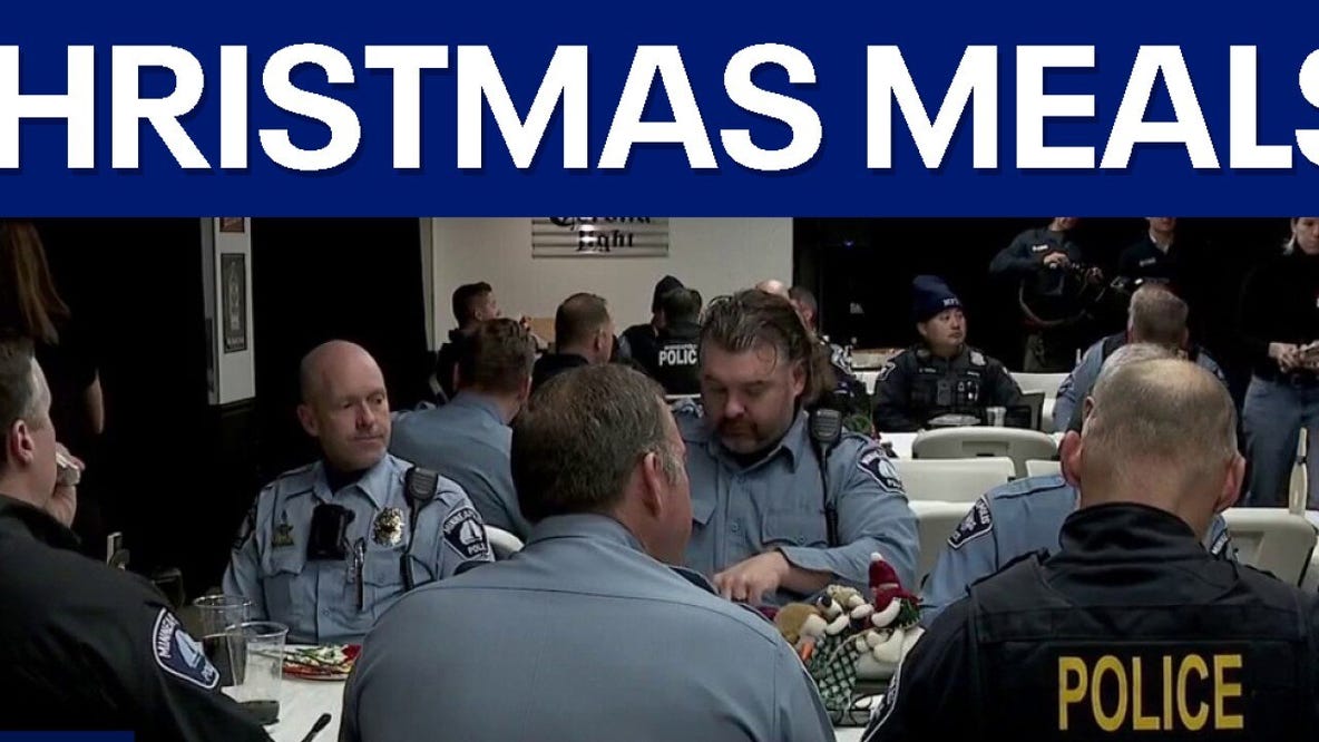 Serving up meals for first responders on Christmas