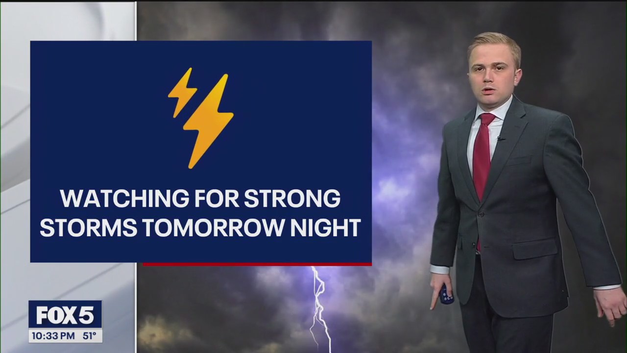 Monday night forecast