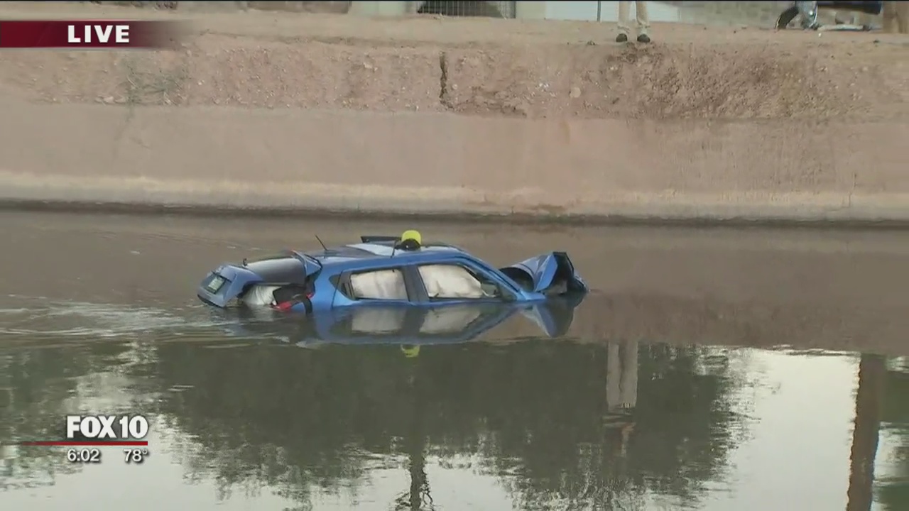 Car into canal