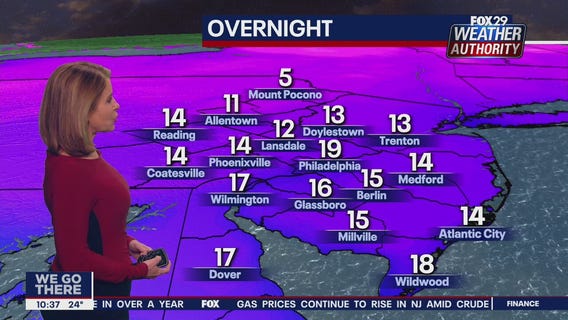 Weather Authority: Monday 10 p.m. upate