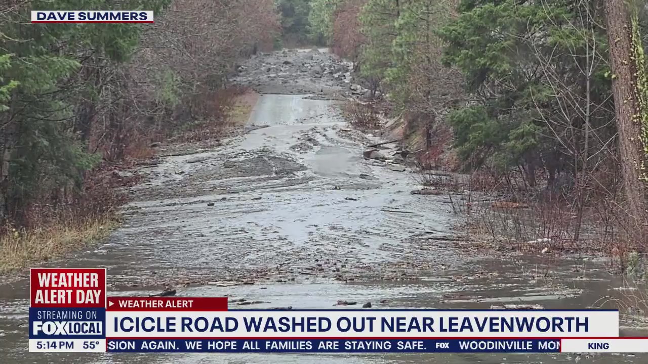 Roadways flooded across western Washington