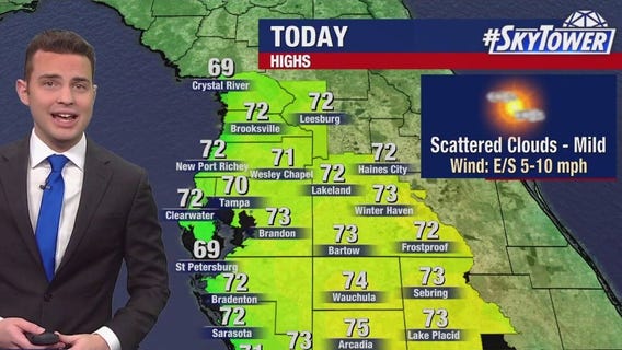 Tampa weather | Friday afternoon forecast