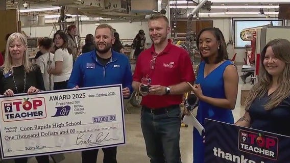 Coon Rapids shop teacher earns Top Teacher Award
