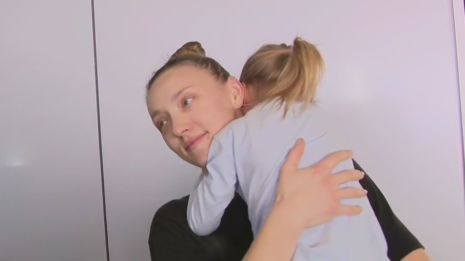 Ukrainian refugees arrive at LAX amid Russian invasion back home