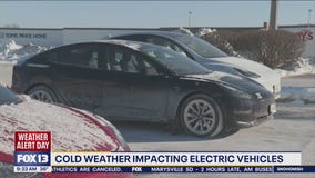 Cold weather impacts electric cars' batteries
