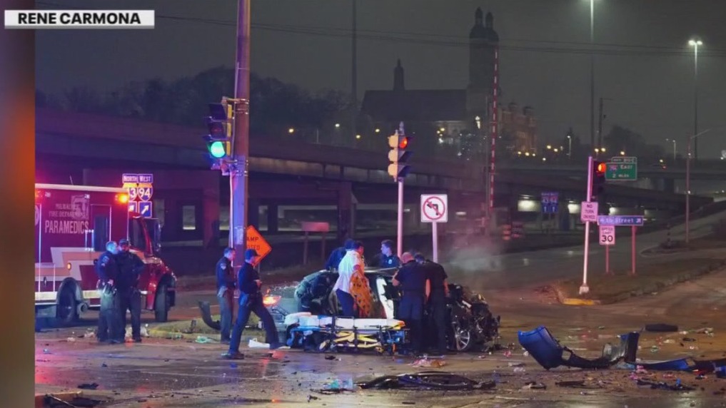 Milwaukee crash Thursday, 4th and Becher