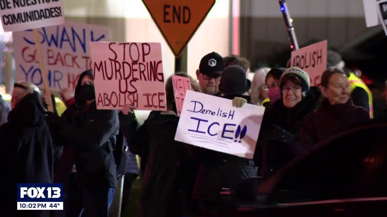 Puyallup protesters address deadly ICE shooting, sheriff's comments