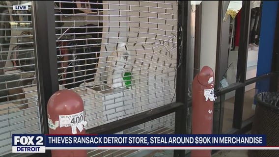 Detroit clothing store broken into with $90K stolen on Gratiot