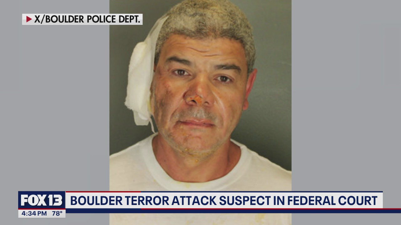 Boulder, CO, terror attack suspect in federal court