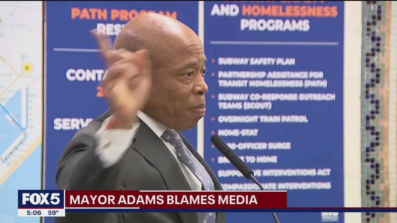 NYC mayoral race latest: Adams lashes out on the media, campaign trail