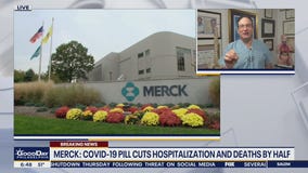 Merck says their COVID-19 pill cuts hospitalizations and deaths by half