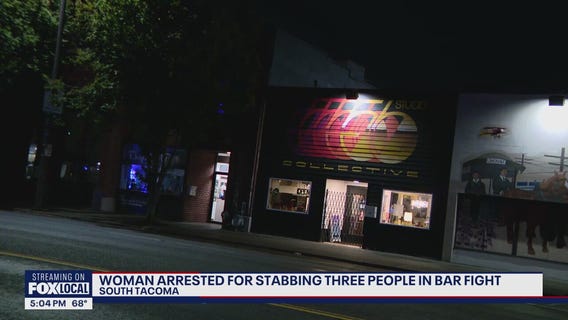 Woman arrested after stabbing three people at Tacoma, WA bar