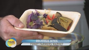 Delicious Bites cooking demonstrations at Fondy Farmers Market