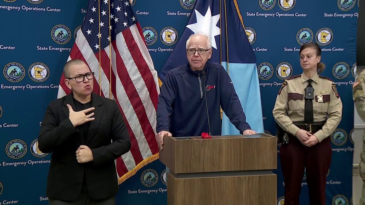 'I feel your anger, I'm angry': Gov. Walz addresses deadly ICE shooting in Minneapolis