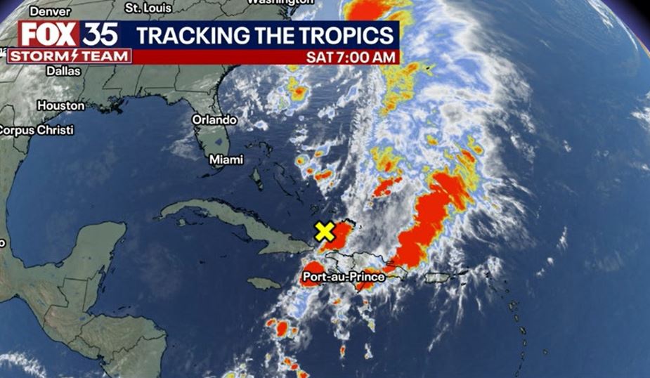 Tracking the Tropics:  Disturbance brings heavy rain to the Caribbean