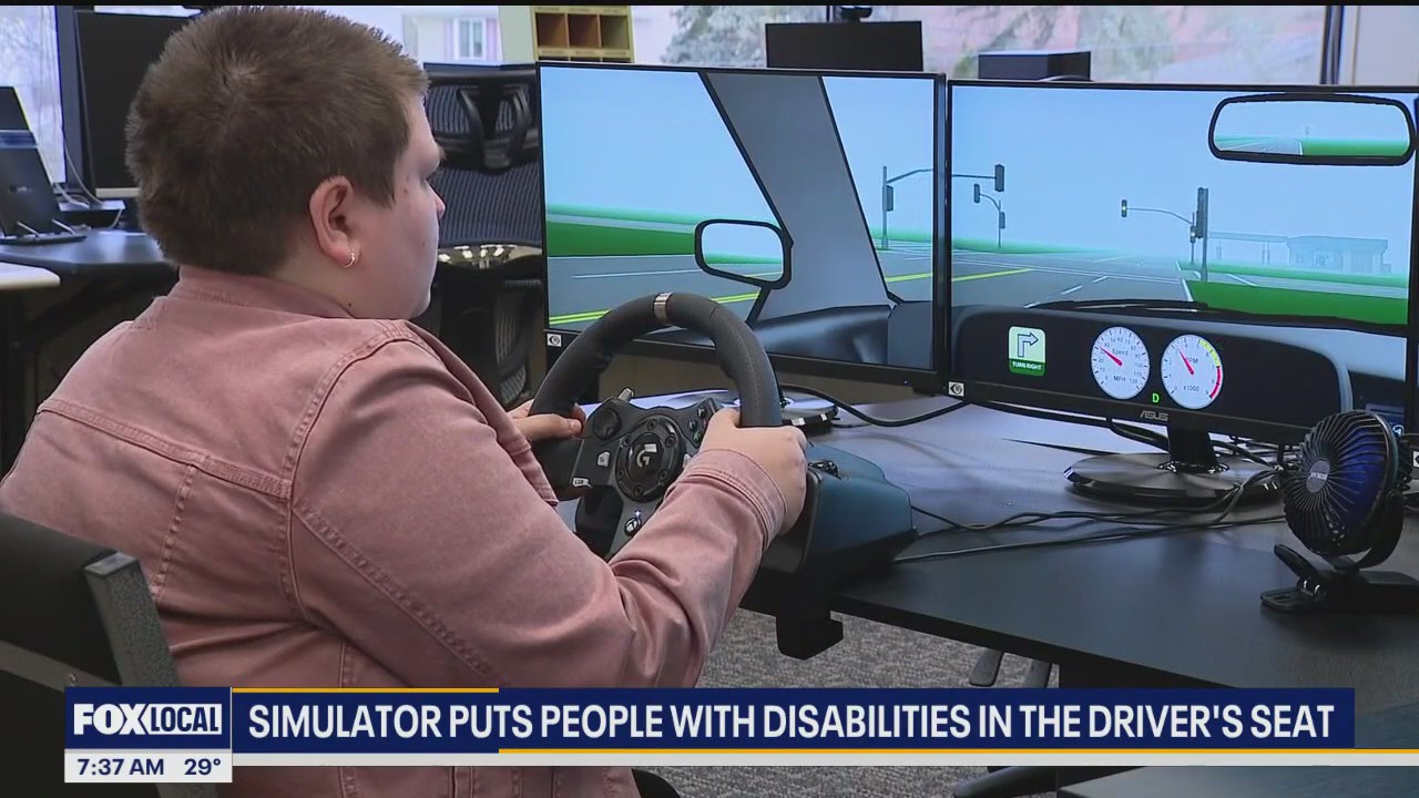 Simulator puts people with disabilities in the driver's seat