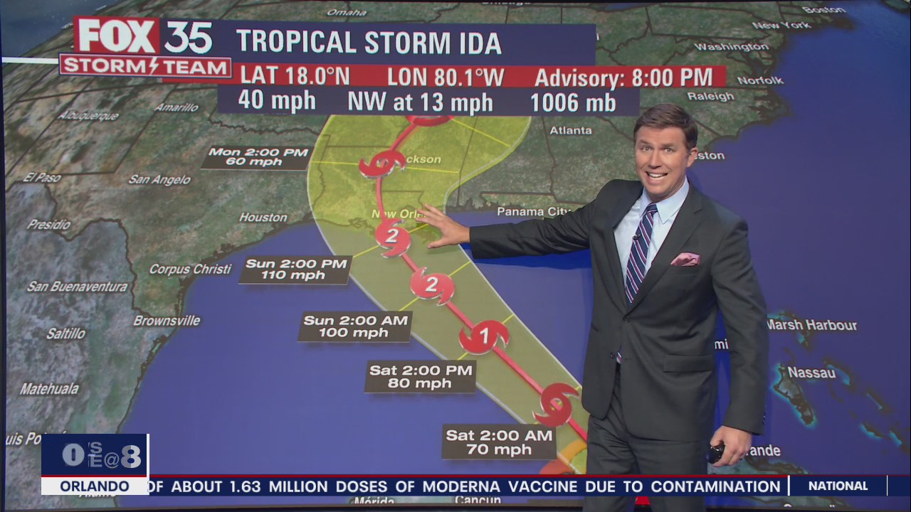 Tracking the Tropics: Tropical Storm Ida forms