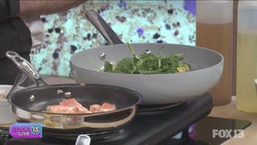 Emerald Eats: Making salmon pasta with Von's 1000 Spirits