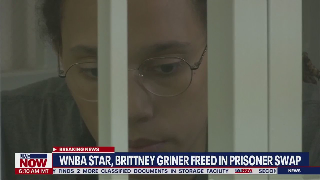 WNBA star Brittney Griner freed from Russia in prisoner swap