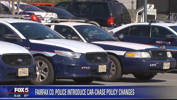 Fairfax County police to implement changes to vehicle pursuit policy