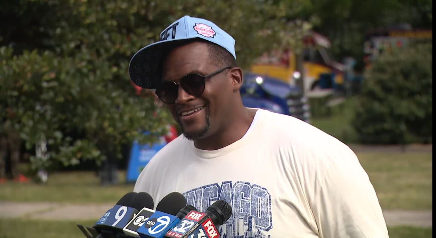 Former Bears' DT Anthony 'Spice' Adams talks elevating NASCAR in a football town