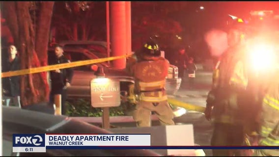 Man killed in Walnut Creek apartment fire