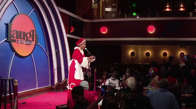 Laugh Factory Hollywood hosts annual Christmas feast